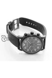 Emporio Armani Mens Chronograph Quartz Leather Strap Black 43Mm Watch 11133 Watches