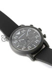 Emporio Armani Mens Chronograph Quartz Leather Strap Black 43Mm Watch 11133 Watches