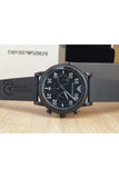 Emporio Armani Mens Chronograph Quartz Leather Strap Black 43Mm Watch 11133 Watches