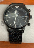 Emporio Armani Mens Chronograph Quartz Stainless Steel Black Dial 38Mm Watch - Ar1934 Watches