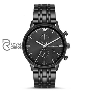 Emporio Armani Mens Chronograph Quartz Stainless Steel Black Dial 38Mm Watch - Ar1934 Watches