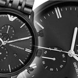 Emporio Armani Mens Chronograph Quartz Stainless Steel Black Dial 38Mm Watch - Ar1934 Watches