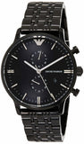 Emporio Armani Mens Chronograph Quartz Stainless Steel Black Dial 38Mm Watch - Ar1934 Watches