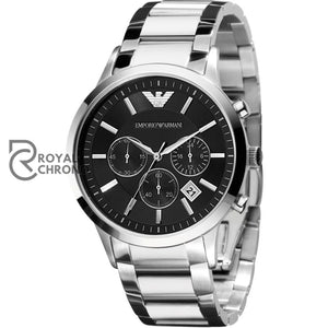 Emporio Armani Mens Chronograph Watch Steel Ar2434 Watch