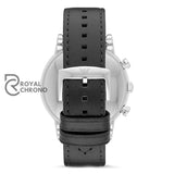 Emporio Armani Mens Quartz Black Leather Strap Dial 46Mm Watch Ar8029 Watches