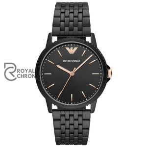 Emporio Armani Mens Quartz Black Stainless Steel Dial 41Mm Watch Ar80021 Watch