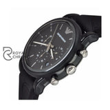 Emporio Armani Mens Quartz Silicone Strap Black Dial 41Mm Watch Ar1053 Watches