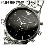 Emporio Armani Mens Quartz Stainless Steel Black Dial 43Mm Watch - Ar1863 Watches