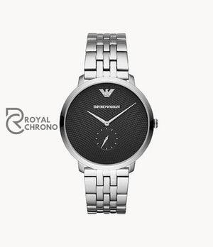 Emporio Armani Mens Quartz Stainless Steel Black Dial 46Mm Watch Ar11161 Watches