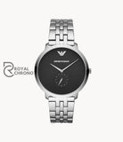 Emporio Armani Men’s Quartz Stainless Steel Black Dial 42mm Watch AR11161