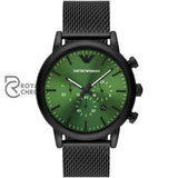 Emporio Armani Men’s Green Dial 46mm Watch AR11470