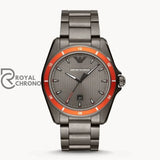 Emporio Armani Men’s Quartz Stainless Steel Grey Dial 44mm Watch AR11178