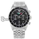 Emporio Armani Men's Team Italia Chronograph Watch Steel AR5983