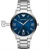 Emporio Armani Mens Three-Hand Date Stainless Steel Watch Ar11227 Watches