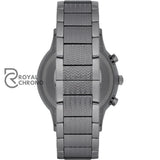 Emporio Armani Renato Mens Grey Stainless Steel Blue Dial 43Mm Watch Ar2505 Watch