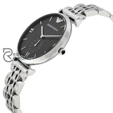 Emporio Armani Stainless Steel Black Dial 40Mm Watch For Men - Ar1676 Watches