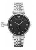 Emporio Armani Stainless Steel Black Dial 40Mm Watch For Men - Ar1676 Watches