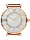 Emporio Armani Womens Analog Stainless Steel Mother Of Pearl Dial 32Mm Watch - Ar1909 Watches