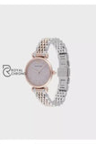 Emporio Armani Womens Analog Stainless Steel Pink Dial 28Mm Watch 11223 Watches