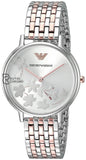 Emporio Armani Womens Analog Stainless Steel Silver Dial 36Mm Watch - Ar11113 Watches