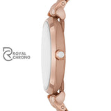 Emporio Armani Womens Quartz Rose Gold Stainless Steel Silver Dial 32Mm Watch - Ar11446 Watches