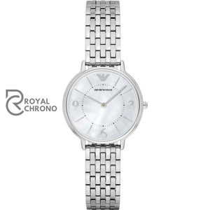 Emporio Armani Womens Quartz Silver Stainless Steel Mother Of Pearl Dial 32Mm Watch Ar2507 Watch