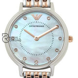 Emporio Armani Womens Quartz Stainless Steel Mother Of Pearl Dial 28Mm Watch - Ar11094 Watches