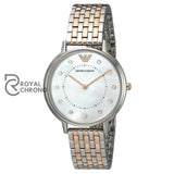 Emporio Armani Women’s Quartz Stainless Steel Mother of Pearl Dial 28mm Watch - AR11094