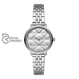 Emporio Armani Women’s Quartz Stainless Steel Silver Dial 32mm Watch 11213