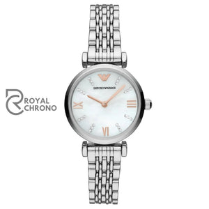 Emporio Armani Womens Quartz Stainless Steel White 32Mm Watch Ar11204