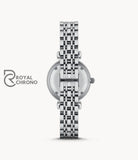 Emporio Armani Womens Two-Hand Silver Watch Ar1908