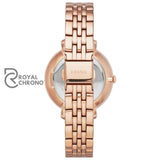 Fossil Jacqueline Rose Gold Stainless Steel Dial Quartz Watch For Ladies Es3546 Watch