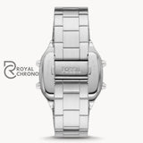 Fossil Mens Digital Silver Stainless Steel Positive Display Dial 40Mm Watch Fs5844 Watch