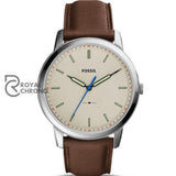 Fossil Mens Leather Strap Watch Fs5306 Watch