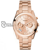 Fossil Women’s Quartz Stainless Steel Rose Gold Dial 40mm Watch ES3885