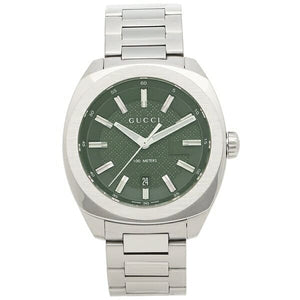 Gucci Men’s Swiss Made Quartz Stainless Steel Green Dial 40mm Watch YA142313