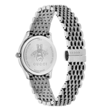 Gucci Women’s Swiss Made Quartz Stainless Steel Silver Dial 29mm Watch YA1265019