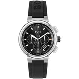 Hugo Boss Men's Black Silicone Chronograph Men's Watch - 1513997