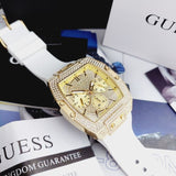 Guess Phoenix White Rubber Strap GW0048G3