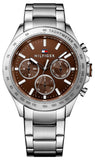 Tommy Hilfiger Hudson Men’s Brown Dial 44mm Watch 1791229