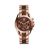 Michael Kors Women’s Quartz Chronograph Stainless Steel Brown Dial 36mm Watch MK5944