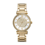 Michael Kors Full Golden Stoned Dail  Catlin Women's Watch MK3332