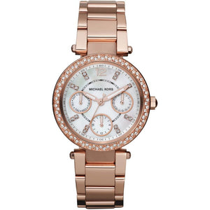 Michael Kors Women’s Quartz Stainless Steel Mother of pearl Dial 33mm Watch MK5616