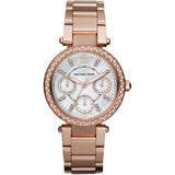 Michael Kors Women’s Quartz Stainless Steel Mother of pearl Dial 33mm Watch MK5616