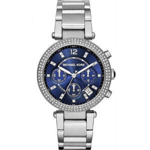 MICHAEL KORS Parker Chronograph Navy Dial Ladies Watch MK6117