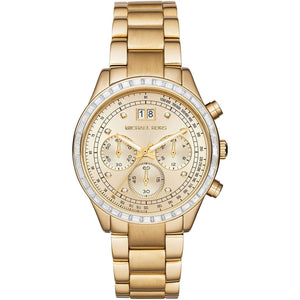 Michael Kors Women’s Quartz Gold Stainless Steel Gold Dial 40mm Watch MK6187