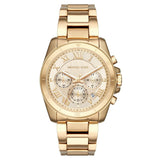 Michael Kors UniSex Quartz Chronograph Stainless Steel Gold Dial 40mm Watch MK6366