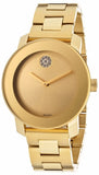 Movado Bold Gold Dial Yellow Gold Ion-plated Ladies Watch Item No. 3600104