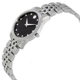 Movado Women’s Quartz Swiss Made Stainless Steel Black Dial 28mm Watch 0606858