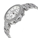 MICHAEL KORS Parker Chronograph Silver Dial Ladies Watch MK5353